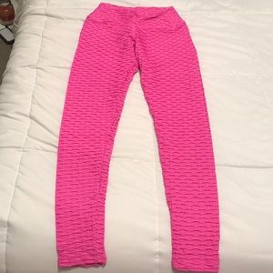 HOT PINK Jazz Textured Leggings BBrazil
